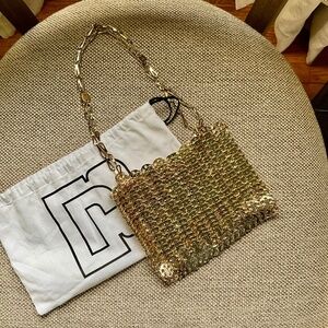 Paco Rabanne Gold Iconic Chain 1969 Bag